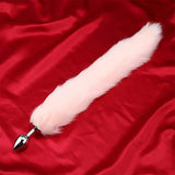 Pink Fox Tail Anal Plug
