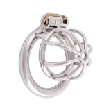 Small size stainless steel chastity cage