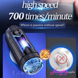Leten X-Speed Telescopic Masturbator: Ultimate Waterproof Pleasure Device for Men