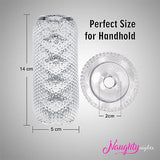 Jalwa Transparent Pocket Pussy: Realistic Jelly & Silicone Pleasure Sleeve for Men