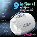Ultimate Dual-End Pokeball Masturbator: 9 Vibrating Sensations, Waterproof Fun