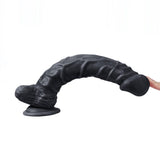 Black Big Size Huge Silicone King Kong Dildo For Women With Suction Cup