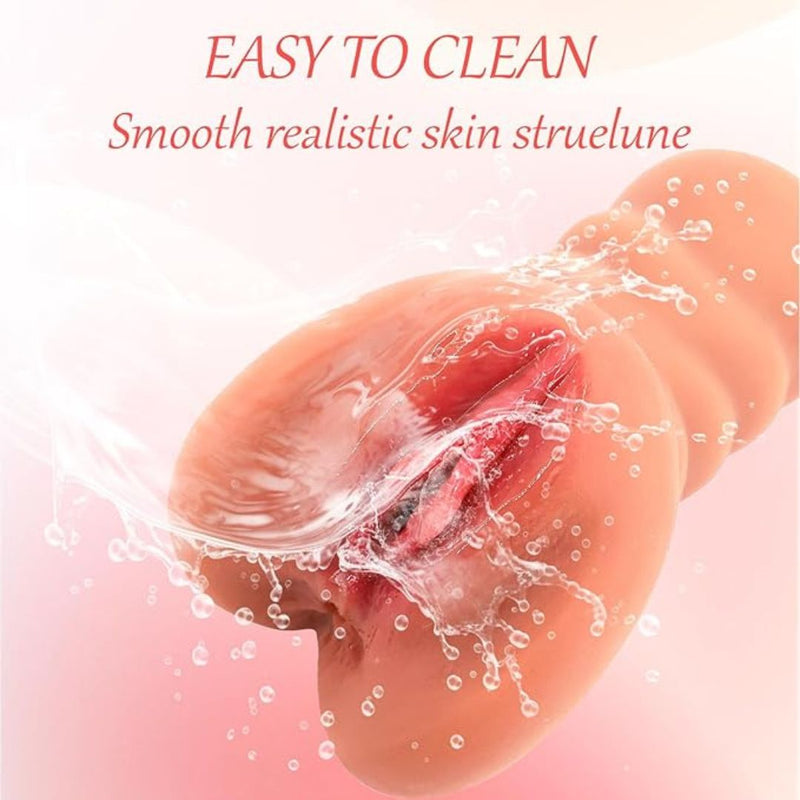 Realistic Pocket Pussy and Anal Masturbator