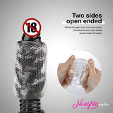 Jalwa Transparent Pocket Pussy: Realistic Jelly & Silicone Pleasure Sleeve for Men