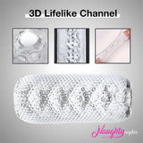 Jalwa Transparent Pocket Pussy: Realistic Jelly & Silicone Pleasure Sleeve for Men